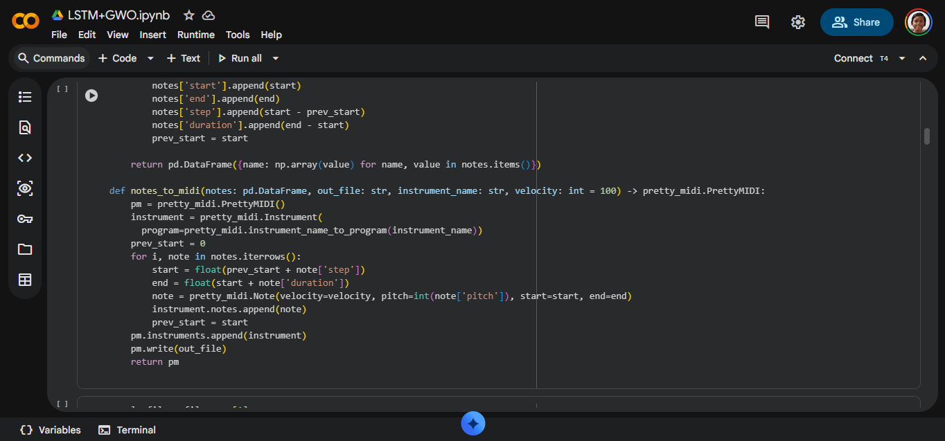 🎶 Automatic Music Generation with LSTM + Grey Wolf Optimization
