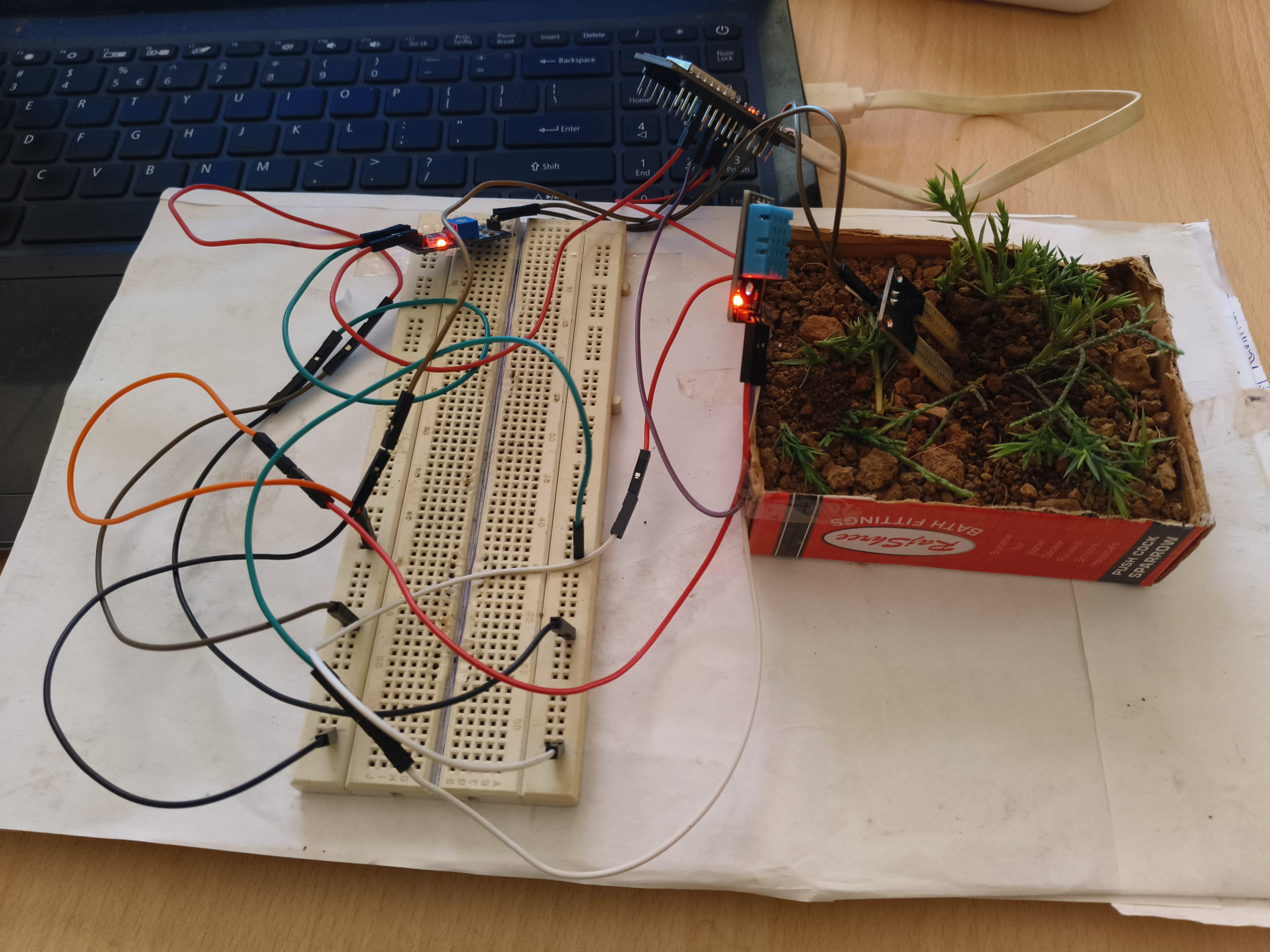 🌱 Smart Soil Monitoring System with ESP32